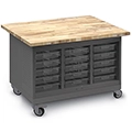 Smith System&reg; Cascade&reg; Maker Table - No Doors, 30 Totes