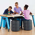 Smith System&reg; Planner&reg; Butcher Block Studio Table