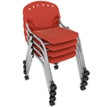 Regency Rico Mobile Stack Chairs- Armless