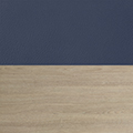 Navy Blue/Noble Oak