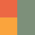 Orange/Green