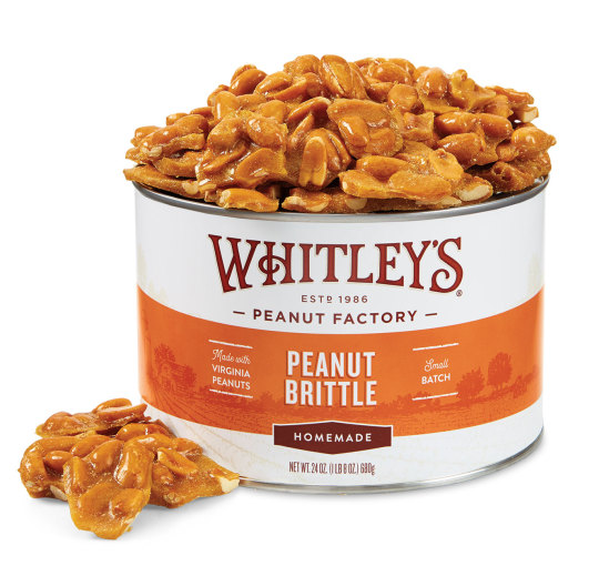 Peanut Brittle Best Nut Brittle Candy Whitleys Peanut Factory