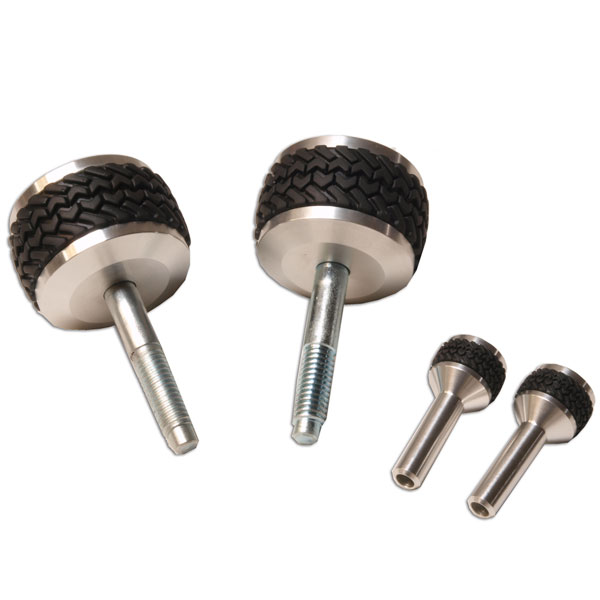 Buy Billet Tire Tread Knob Set Windshield & Door Lock Knobs Bronco