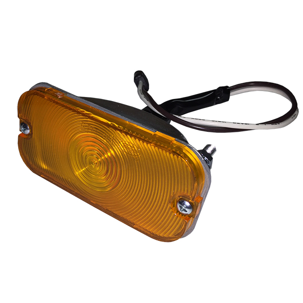 6668 Front Turn Signal Assembly With Amber Lens