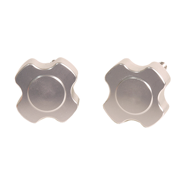 Buy Billet Aluminum Windshield Knobs Clear Pair Early Bronco Parts