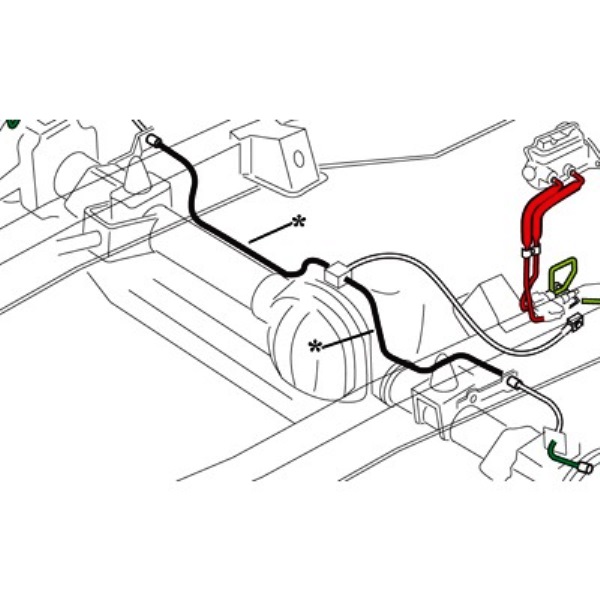 Buy S.S. Lines Front Differential Early Ford Bronco Parts