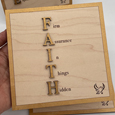 FAITH Wall Decor Plaque 
with Stand