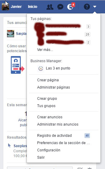 Facebook for business acceso