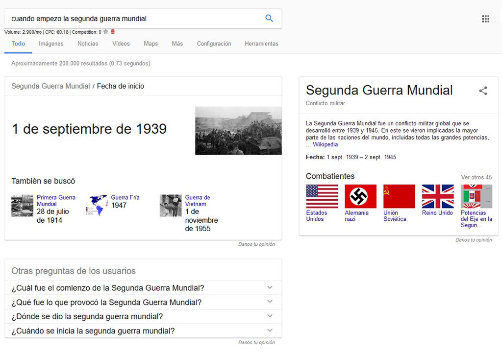 featured snippets de Google