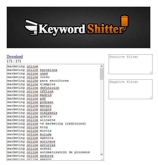 Keyword Shitter