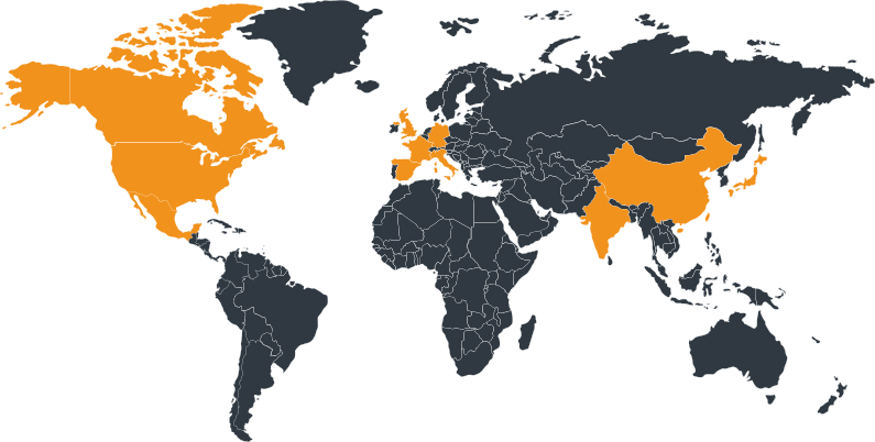 en qué países vende Amazon