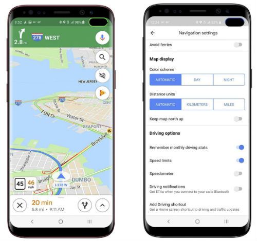 Google Maps Velocimetro