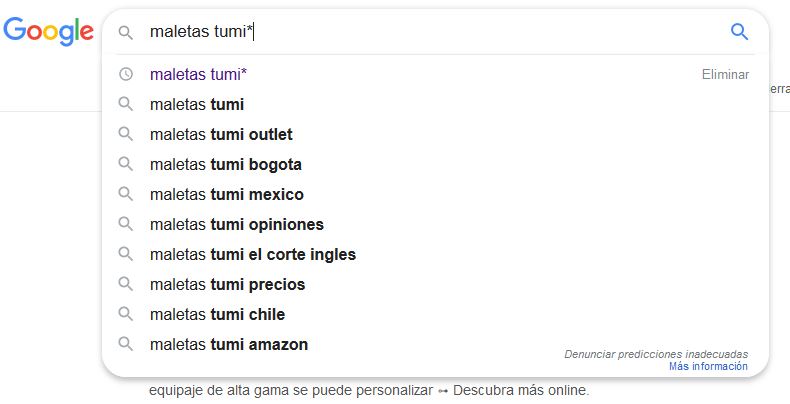 como buscar palabras clave en google chrome