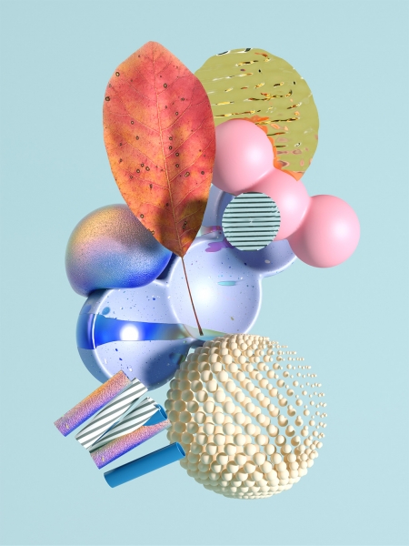 Tendencias en diseño en 2020: texturas en diseños 3D