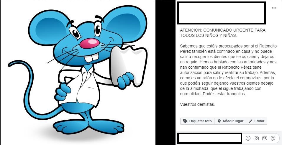 ratoncito perez covid19