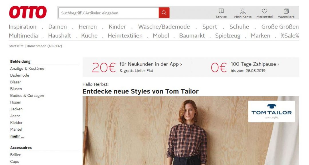 Otto, marketplace alemán con millones de visitas Tandem Up