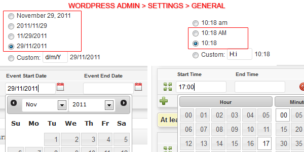 whats new in events planner lite v1 3 2 events planner for wordpress date in us format