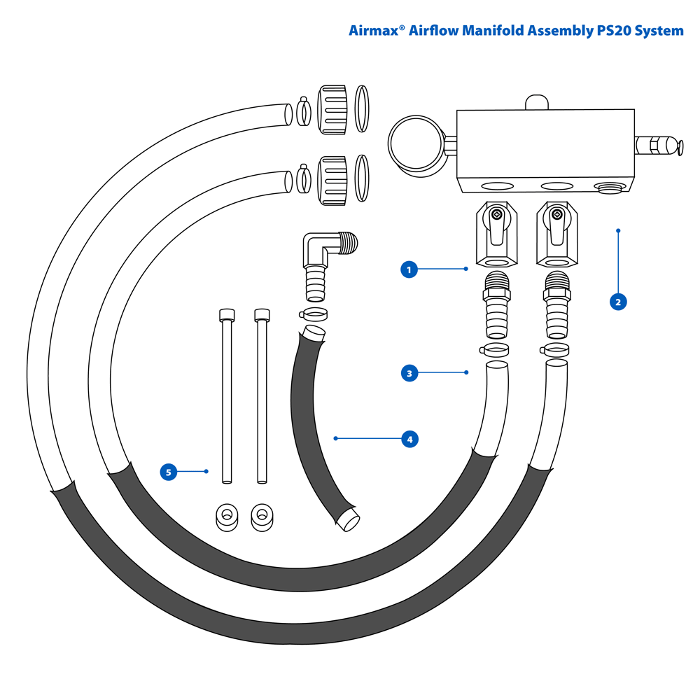 Aeration Manifold Assembly Replacement Parts Ps20 Airmax