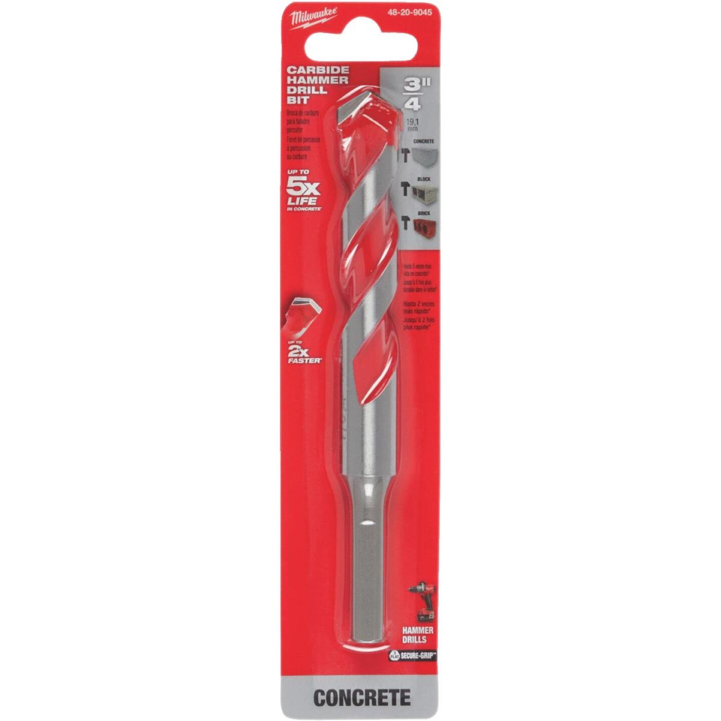 MILWAUKEE 48208845 HAMMER DRILL BIT 3/4 X 4 X 6 Hartville Hardware