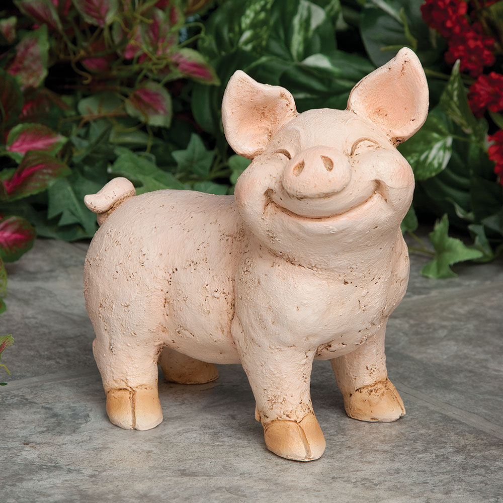 Smiling Pig Statue Spilsbury