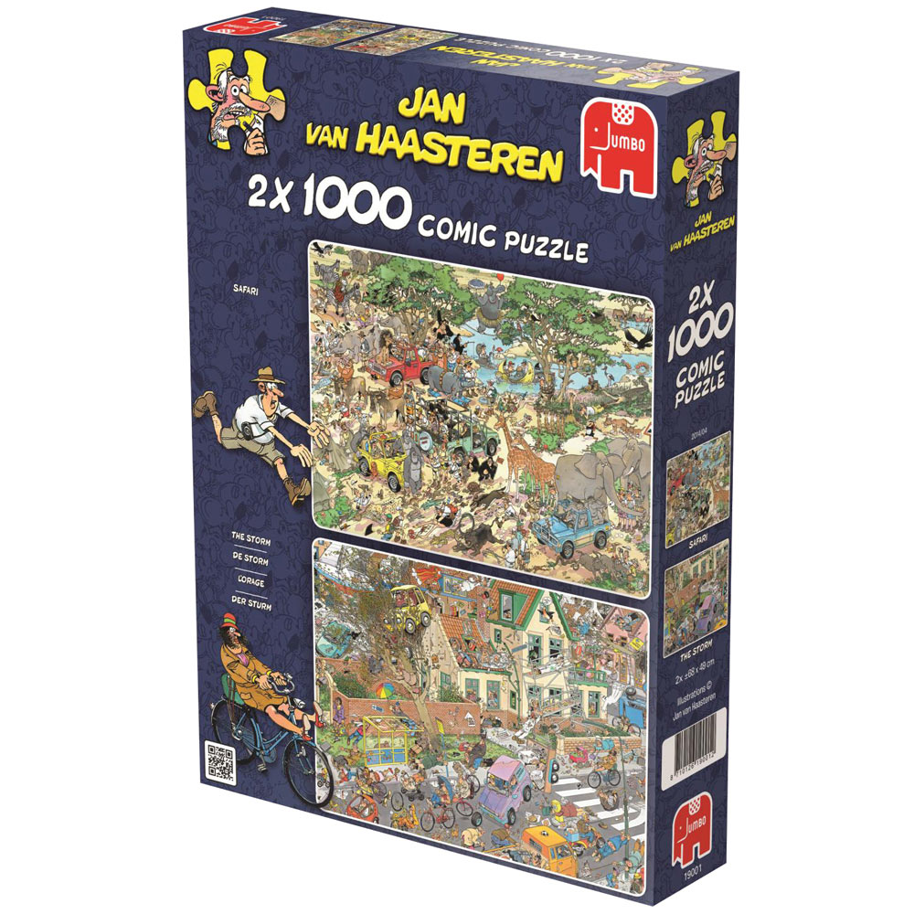 2in1 Multi Pack 1000 piece Jigsaw Puzzle Set Spilsbury