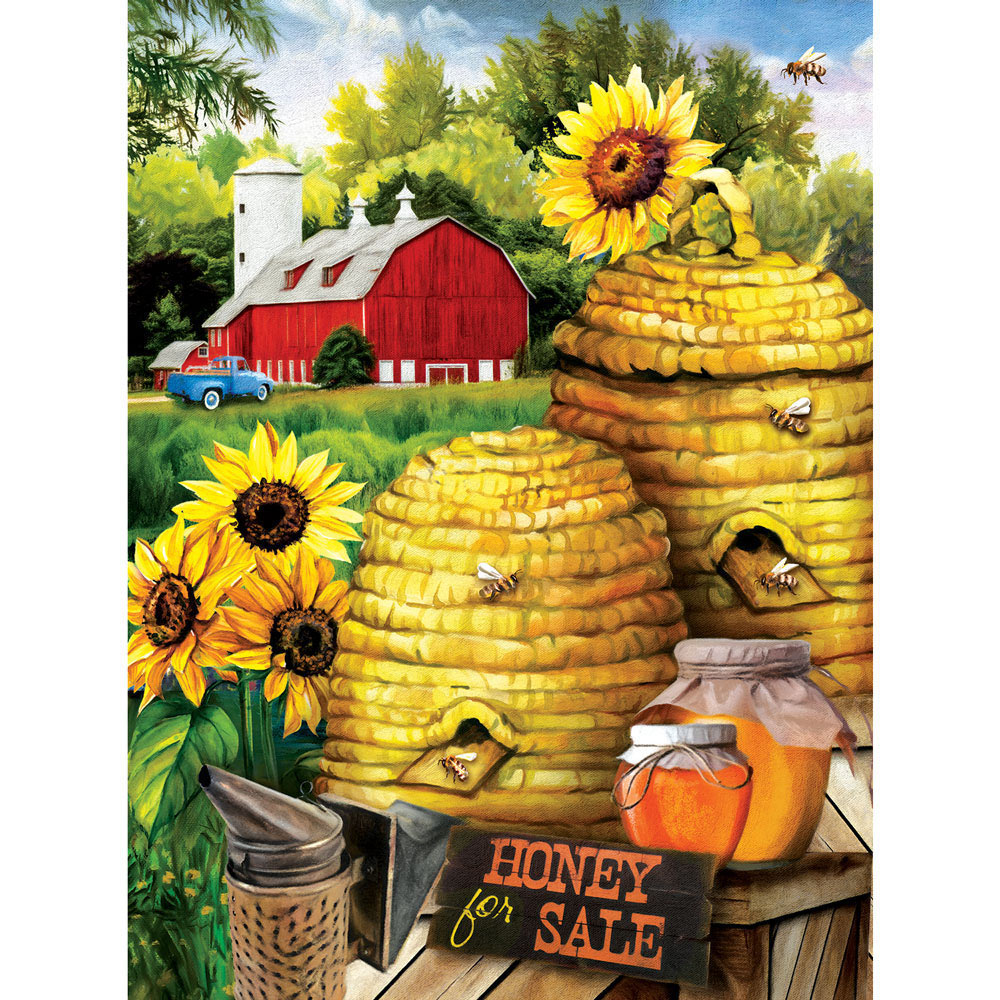 Bee Farm 300 Large Piece Jigsaw Puzzle Spilsbury