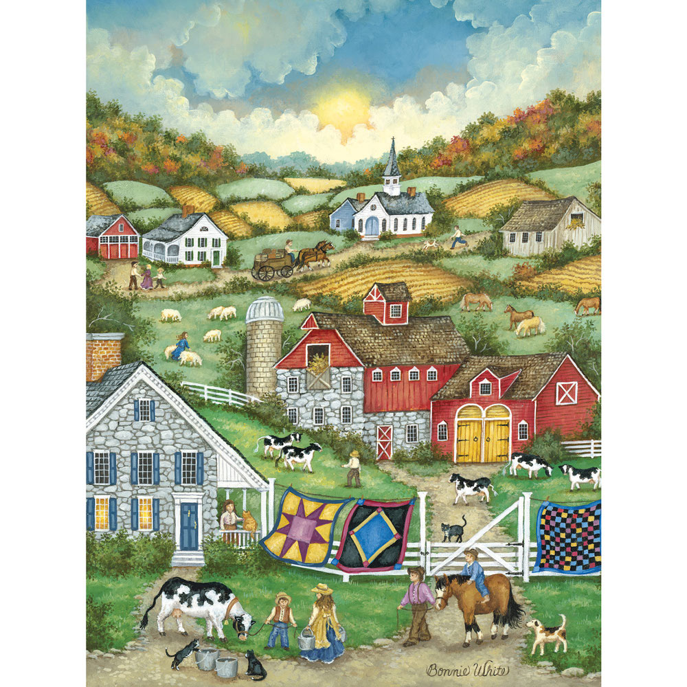 The Colors of Fall 550 Piece Jigsaw Puzzle Spilsbury