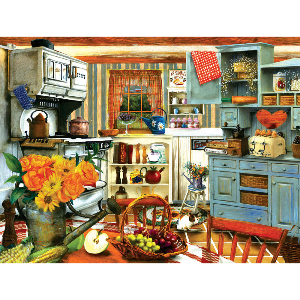 Grandma's Country Kitchen 300 Large Piece Jigsaw Puzzle Spilsbury