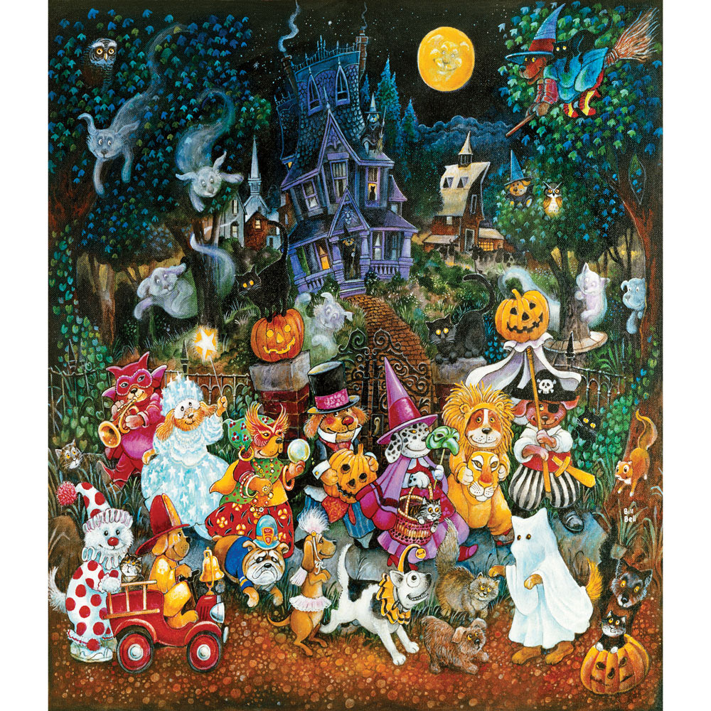Trick or Treat Dogs 300 Large Piece Jigsaw Puzzle Spilsbury