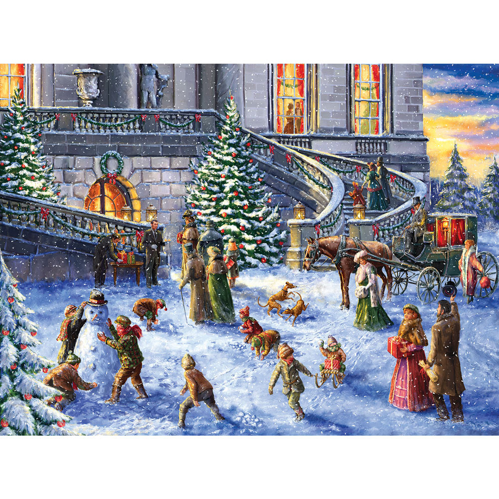 A Traditional English Christmas 300 Large Piece Jigsaw Puzzle Spilsbury