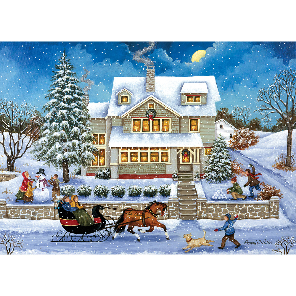 Winter Jigsaw Puzzles, Snow Puzzles, 1000 Piece Jigsaw Puzzles, Holiday