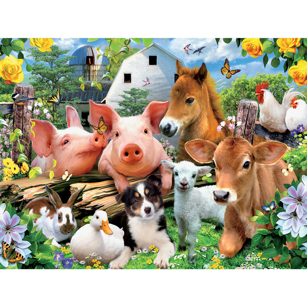Farm Friends 550 Piece Jigsaw Puzzle Spilsbury