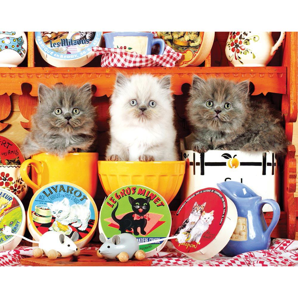 Three Little Kittens 300 Large Piece Jigsaw Puzzle Spilsbury