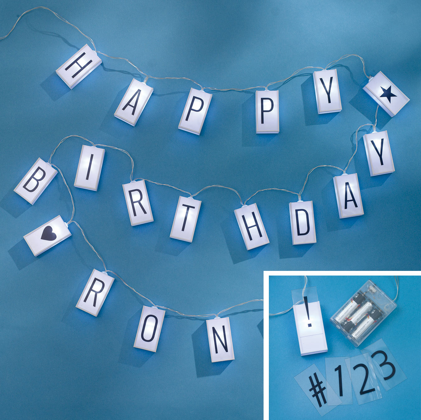 LED Letter String Lights Spilsbury