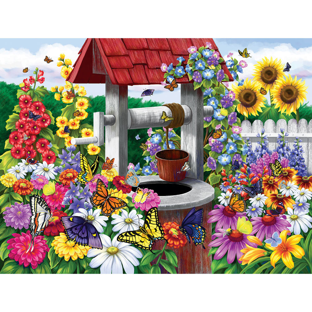 wishing for butterflies 300 large piece jigsaw puzzle