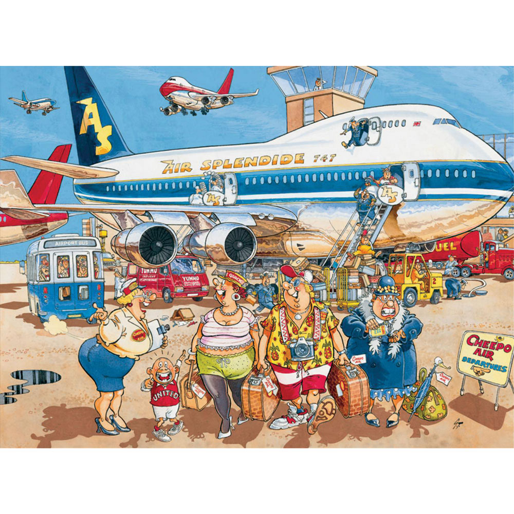 Happy Holidays 1000 Piece Wasgij Jigsaw Puzzle Spilsbury