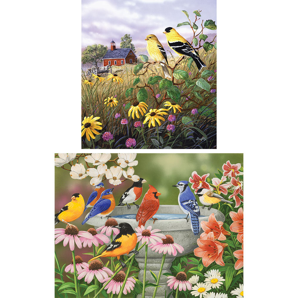 Set of 2 Beautiful Bird Puzzles Spilsbury
