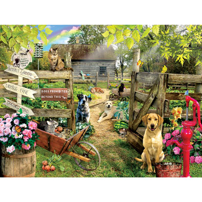 Summer Garden 300 Large Piece Jigsaw Puzzle | Spilsbury