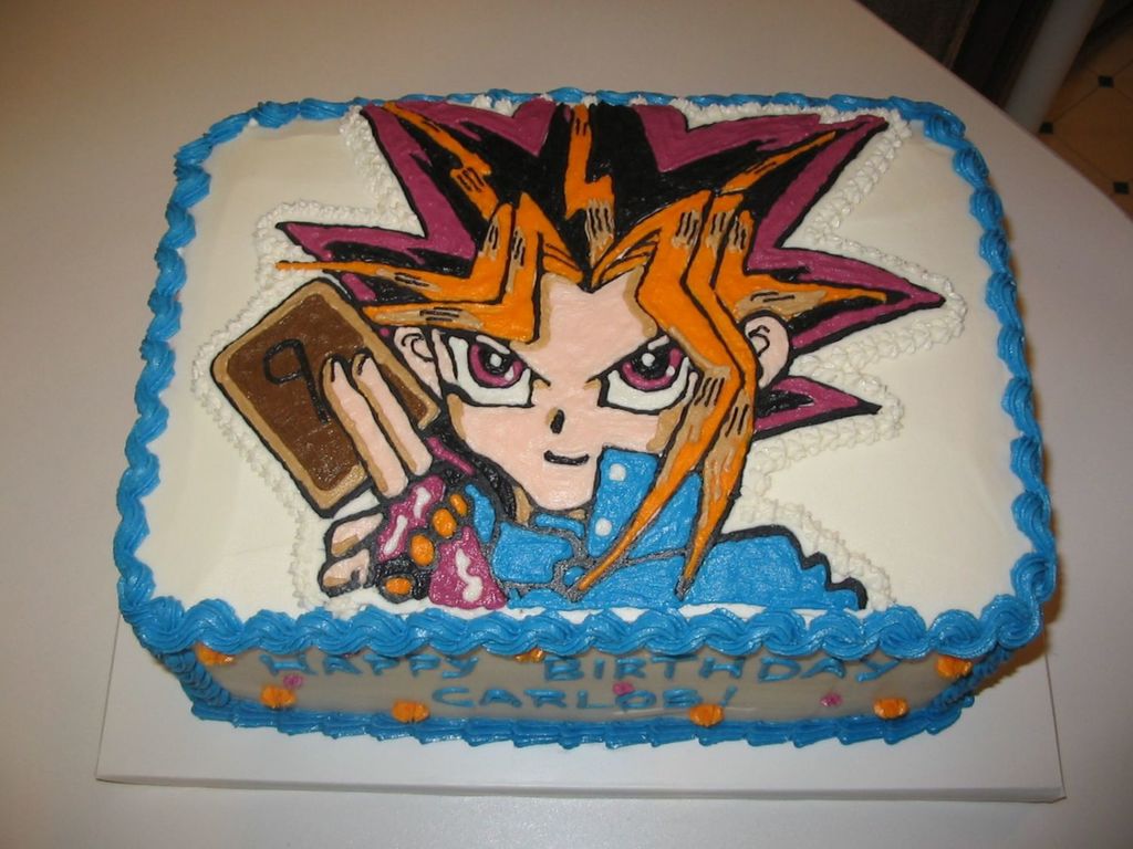 yugioh card cake YU-GI-OH 1 Edible Birthday Topper not to be resold Do you believe in the