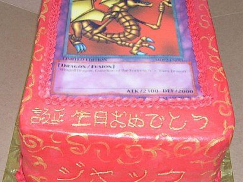 yugioh card cake Edible Image Topper Personalized Birthday Sheet Decoration Custom Party Frosting Transfer Fondant You will not have to wait days for an answer Yu-Gi-Oh themed birthday cake! Chocolate