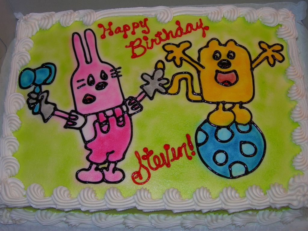 Wow Wow Wubbzy And Widget Cakecentral Com