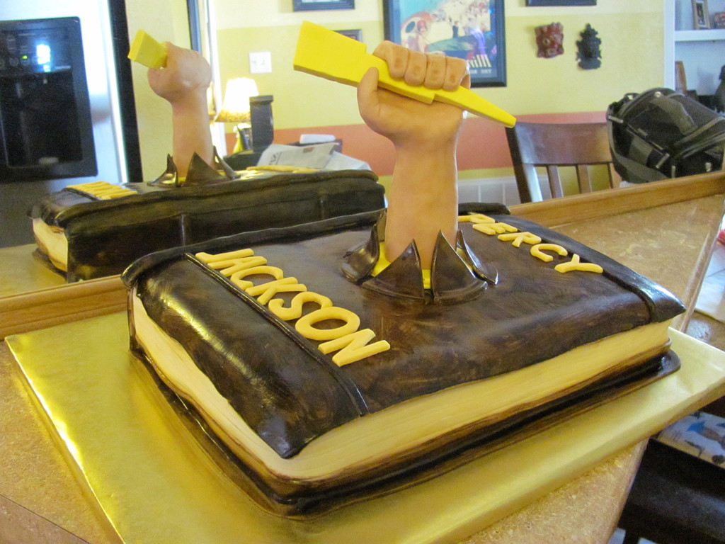Percy Jackson Book Cake - CakeCentral.com