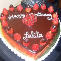 Valentine's Day Birthday Cake This was a cake to celebrate my Aunt's birthday as well as Valentine's Day. It's an orange chocolate chunk cake soaked in...