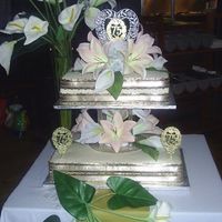 75Th Birthday Cake A birthday cake that I made for my Grandmother's 75th birthday. It's a vanilla cake with layers of orange butter cream and...