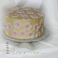 Apple Blossoms I made this cake for my mom to take to her aunt, who is turning 95 tomorrow. I had originally planned for pansies, but they didn't...