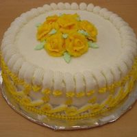 Class 1 Cake my first rose cake