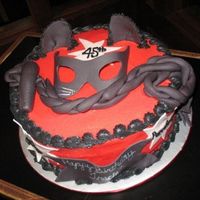 Catwoman Cake This was for a surprise birthday party. The man was courting another woman and she was turning 45. He calls her the "catwoman"...