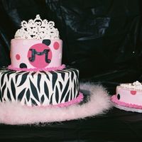 Princess 1St Birthday RI tiara was a blast to do.... little nerve wracking.... but fun.