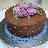 Final Wilton Course 1 Chocolate Its always good to think outside the box :) This cake wassssss soooooooooooo yummy!