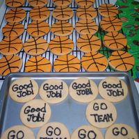 Nfsc W/ Antonia's Royal Icing These are my very first batches of cookies, since I became more serious with the decorating! They are for a basketball game this weekend!...